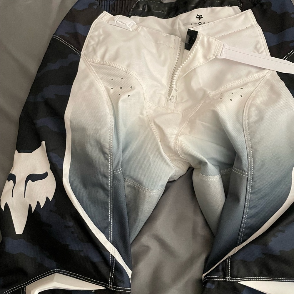 Fox Racing Black and White Motocross Pants